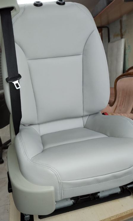 Después del tapizado de butaca