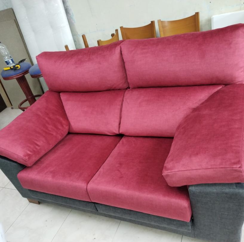 Sofá durante el retapizado